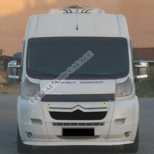 For Citroen Jumper 2006-2014 Front Bug Shield Hood Deflector Guard Bonnet Protector Car Auto Accessory Car-Styling Accessories