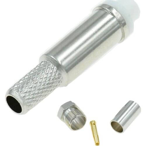 10pcs FME Female Jack Crimp RG58 RG142 LMR195 RG400 Cable RF Connector