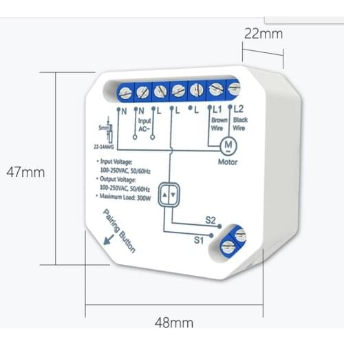 Intelligent Wifi Curtain Module Intelligent Home Module For Smart Tubular Motor Compatible With Smart Life