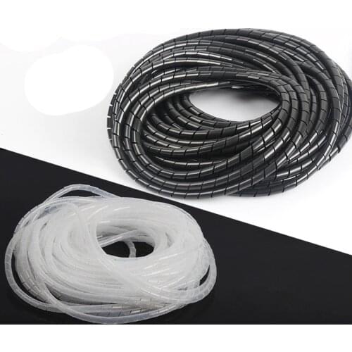 Cable Organizer Coiled Tube Sleeve Cable protection tube 4/6/8/10/12mm