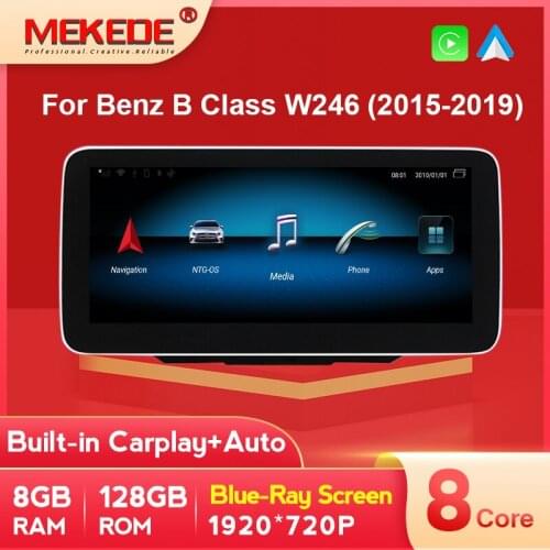 Best! GPS Car Multimedia player For Mercedes Benz Android WIFI 4G SIM W246 2011-2018 Navigation 8GB 128GB Blue-Ray Carplay