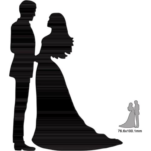 Metal Cutting Dies Cut Die Mold Lovers Wedding Photos Scrapbook Paper Craft Knife Mould Blade Punch Stencils Dies New