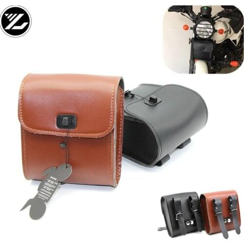 Motorcycle Saddle Bag Pu Leather Motorcycle Side Tool Tail Bag Luggage Bag for yamaha Harley suzuki kawasaki bmw ducati Triumph