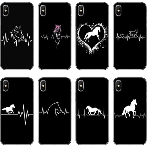 Soft Phone Case fashion Horse Heartbeat For Samsung Galaxy A71 A70 A60 A51 A50 A41 A40 A31 A30 A20E A21S A12 A10 A7 A5 A3