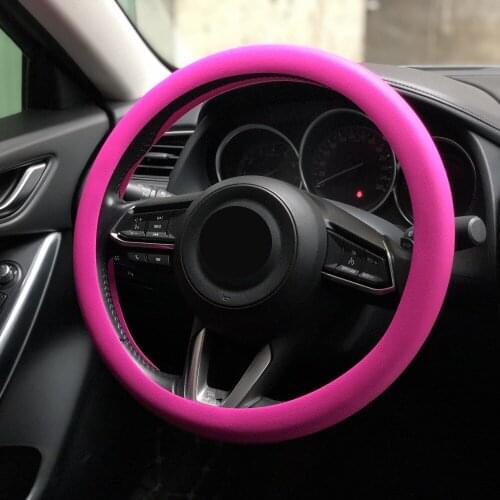 Car Soft Silicon Steering Wheel Cover For Smart forfour fortwo forjeremy City Coupe Roadster