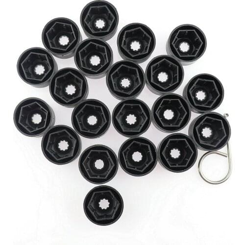 Set of 20 Wheel Bolt Lug Nut Cover Cap with Removal Tool Dismantle for VW Beetle Golf Jetta Passat Rabbit CC 1K0-601-173-9B9