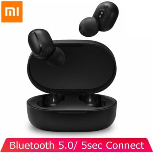 Original Xiaomi Redmi Airdots Headphones Xiaomi Wireless earphone Voice control Bluetooth 5.0 Noise reduction Tap Control
