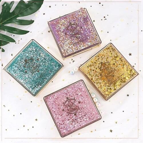NOVO Beauty 12 Colors Quicksand Glitter Eyeshadow Makeup Palette Waterproof Shimmer Matte Eye Shadow Cosmetics
