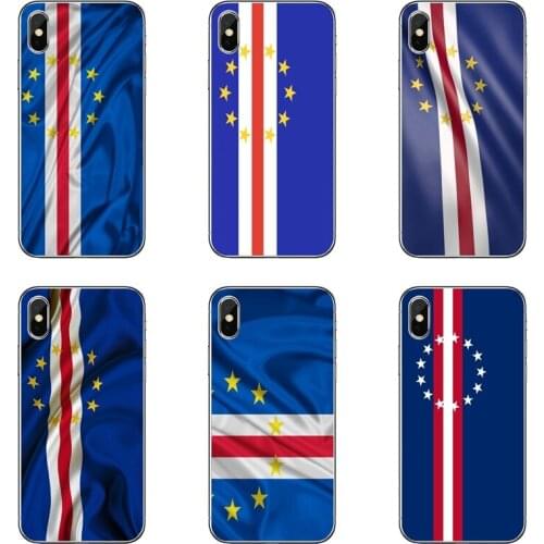 Cape Verde Flag Transparent Phone Case For iPhone 12 11 Pro Max Mini XS Max XR X 8 7 Plus 6 6S Plus 5 5S SE 2020