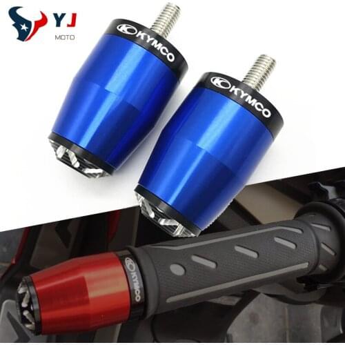 For KYMCO Downtown 125 200 250 300 i 350i k-xct 300 Xciting 250 400 i 550 Motorcycle Cnc Handlebar Grips Handle Bar Ends Plug