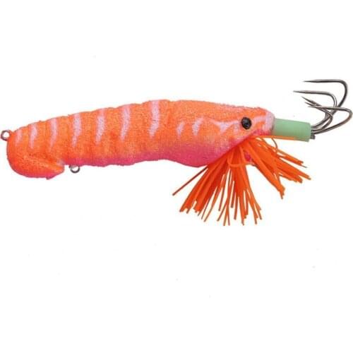Fishing Lure Octopus Ultra-Sharp Plastic Shrimp Cuttlefish Squid Hook Rigs for Fishing Portable Carp Fishing Bait Easy to Carry