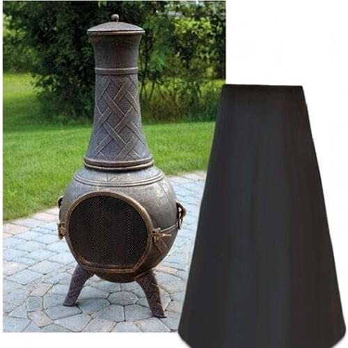 Waterproof Dust Furnace Covers Patio Chiminea Cover Water Resistant Garden Outdoor Heater Cover Outdoor Fire Pit Rain Protector