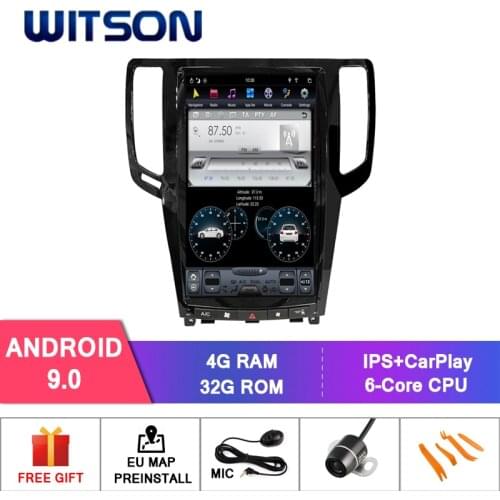 WITSON Android 9.0 TESLA FOR INFINITI G25/G35/G37 2007-2013 4GB 32GB GPS NAVIGATION STEREOVERTICAL