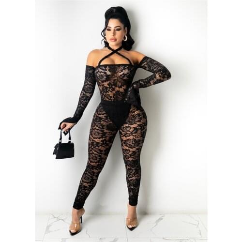 2020 New Arrival Famous Brand Jumpsuits Solid Embriodery Slash Neck Summer Sexy Club Bodycon Rompers