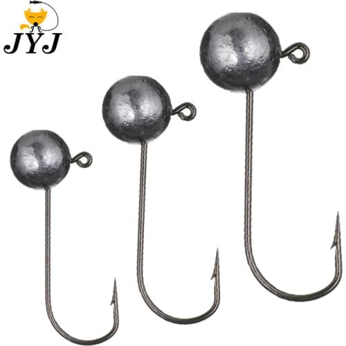 1g 1.5g 2g 3g 5g 7g Small fishing rooting hook ,lead head hook with high carbon steel material for soft worm rock fishing
