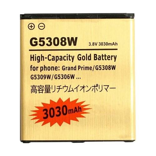 1x 3030mAh Gold Battery For Samsung G5308W G5309W G530F G531H G5306 J5 (2015) J5000 J5008 J5009 J500H J500F J3 J3109 J320