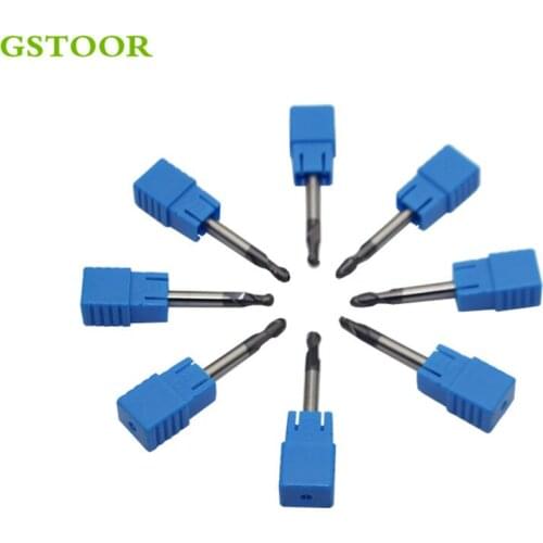 1PCS HRC50 Ball End Mill 2F 1mm 2mm 3mm 4mm Cutting Milling Tungsten Steel Milling Cutter