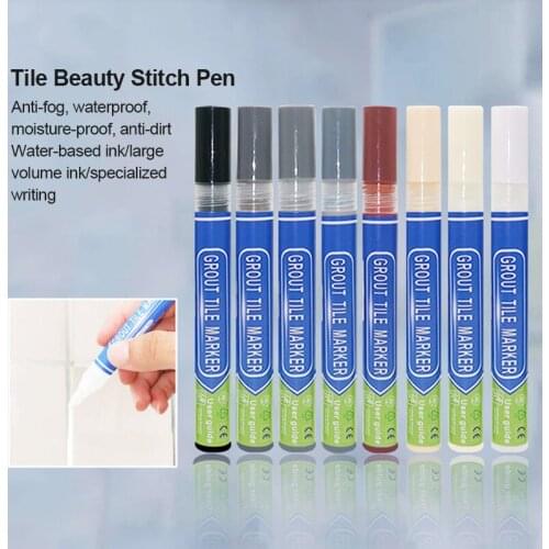 1Pcs Bathroom Waterproof Floor And Floor Tiles Gap Tile Beauty Seam Waterproof Decontamination Pen Repair Pen