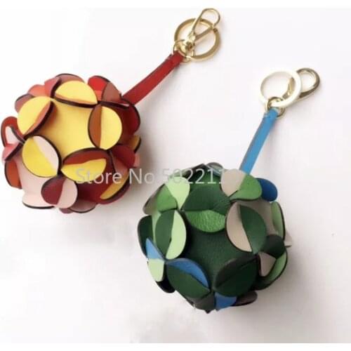 2019Japan Steel Blade DIY leather craft Embroidered ball pendant design Key ring hanging decoration mould template tool wood die