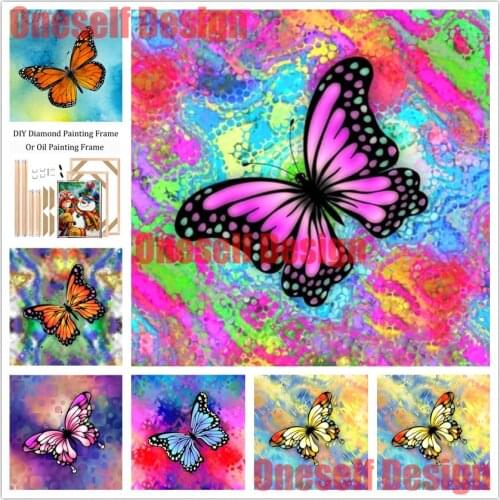 2021top popular diy diamond painting butterfly diamond embroidery clock decoration home diamond art kit diamond mosaic diy frame