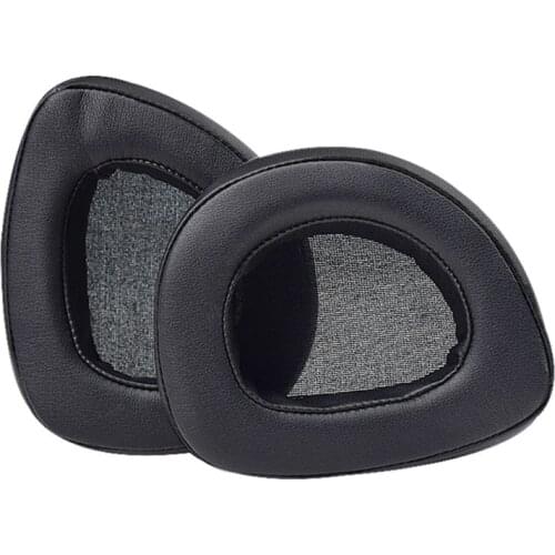 28EA 1Pair Leather/Cloth Cushion Cover Compatible with ROG Delta Aura Sync Fashion Pads Cover Earpads Sponge Soft Memory Foam
