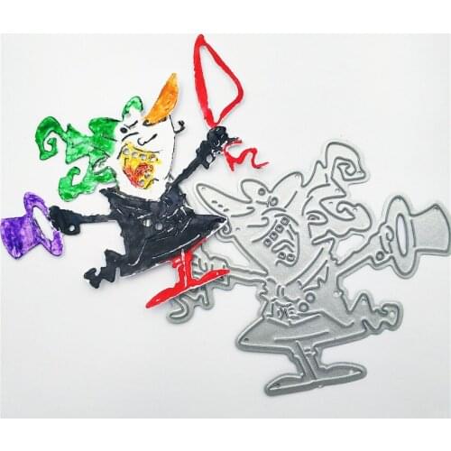 8x6.7cm The trainer acrobatics die Cutting dies metal crafts paper die-cutting /DIY embossing Easter Halloween Scrapbooking