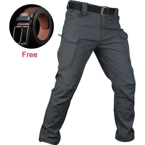 Cargo Military Tactical Pants Trousers for Men Army Style Clothing Pocket Men Camouflage Black Trousers K020