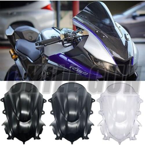 Motorcycle Windshield WindScreen Deflector Visor Viser For YAMAHA YZF R15 V3.0 2017 2018 2019 2020 2021 YZF-R15 V3 17'-21