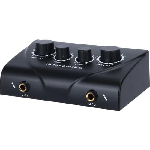 Karaoke Sound Mixer Professional Audio System Portable Mini Digital Audio Sound Karaoke Machine Echo Mixer System