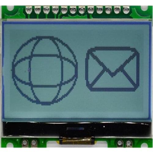 3.3V 1.7 Inch 12864COG Small size LCD screen Dot Matrix Module 12864 LCD Dispaly Module with Backlight COG