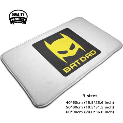 Bat - Dad Soft Foot Pad Room Goods Rug Carpet Cape Superhero