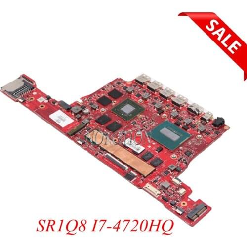 NOKOTION 806343-501 806343-001 for HP OMEN 15-5000 15-5114TX 15.6 inch Laptop motherboard SR1Q8 I7-4720HQ GeForce GTX 960M