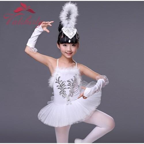 Professional Ballet Dance Tutu Costume Girls Children Ballerina Dress Kids Ballet Dress Dancewear for Girls