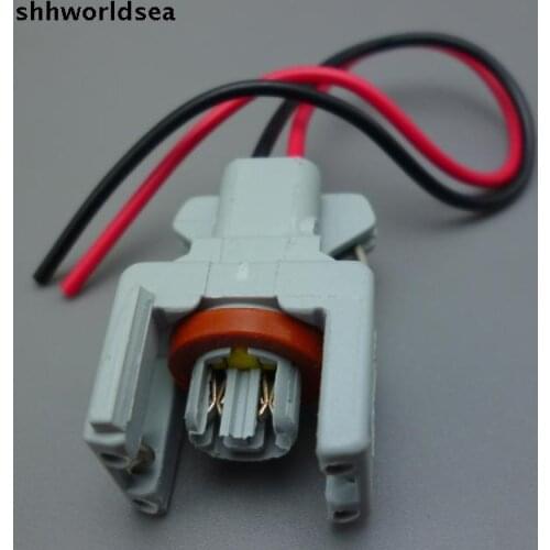 Shhworldsea 50pcs 2Pin Auto fuel injector connector spray nozzle/oil atomizer plug,Car Electrical plug for connectors for isuzu