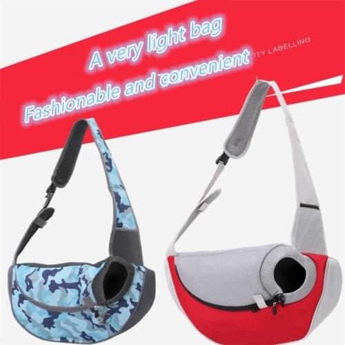 New pet shoulder bag Teddy go out convenient bag pet bag factory fashion breathable diagonal cat bag