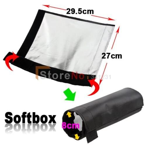 Flash Speedlite Softbox Diffuser for Canon Nikon Sony pentax Yongnuo YN560 III II YN565 YN560 YN468 YN460