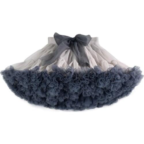 Baby Gril Tutu Skirt Fashion Kids Extra Fluffy Pettiskirt 6 8 Years Children Princess Dance Costume