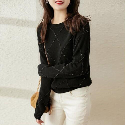 Women Spring Autumn Style Knitted Sweater Pullovers Lady Casual Long Sleeve O-Neck Pullovers Tops ZZ1124