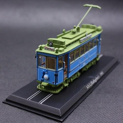 1/76 Scale 1901 Germany Ratgeber Tram Model A2.2 (Rathgeber) 11 Cm Model Train Static Display of Adult Collections Toy Gift