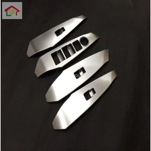 ABS Plastic For Mazda 6 Atenza 2013-2016ccessories Auto Inner Door Window Lift Trim Armrest Panel Cover Trim Car Styling