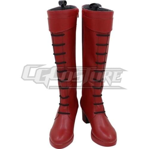 Anime Cosplay Shoes Boots Helltaker Beelzebub Costume Hand-made Leather Christmas Halloween Free ship ACS-1170