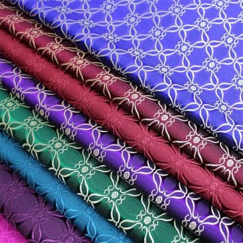 CF644 8Colors Florals Jacquard Fabric Bhutans Clothes Chinese Traditional Silk Fabrics Home Textiles Cushion Cover Clothes