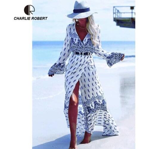 Длинные летние платья CHARLIE ROBERT China At AliExpress