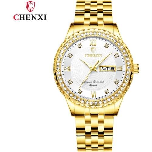 Мужские часы с двойным циферблатом Chenxi China At AliExpress