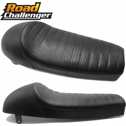 For Suzuki GS For Honda CB For Yamaha SR400 XS650 XJ Universal 1 Set Black 64cm Motorcycle Vintage Hump Cafe Racer Seat