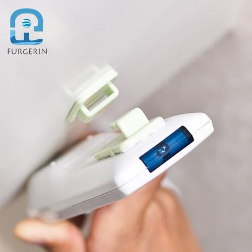 FURGERIN 2Pairs Wall Hook Minimalist Remote Hanger wall key holder home decoration accessories Adhesive Hooks Bathroom kitchen