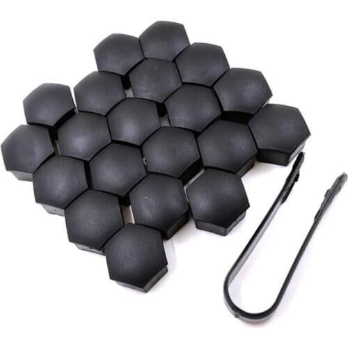 124B Car Wheel Nut 20Pcs Car Tire Wheel Center Nut Protection Cover Bolt for Tesla Model 3 X S Dark Gray