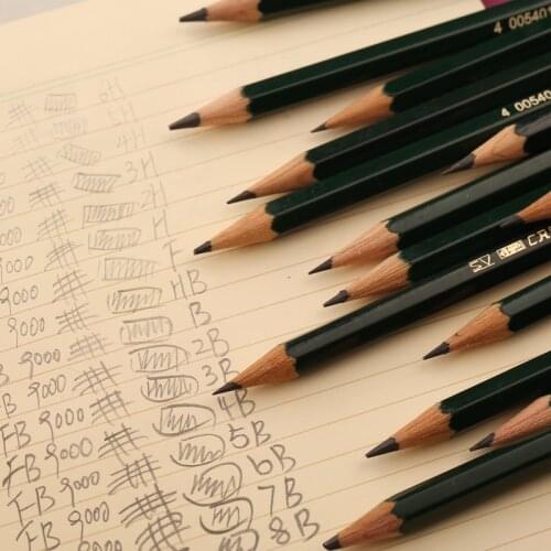 [ Faber-Castell ] 9000 Series Pencil Sketch Pencil Wood Professionals German Premium Drawing Pencils 16 PCS