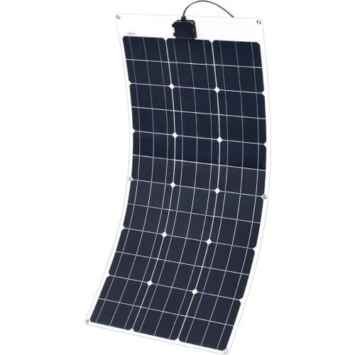 China manufacturer 80w 12v flexible solar panel 100w semi flexible solar panel for RV boat yacht