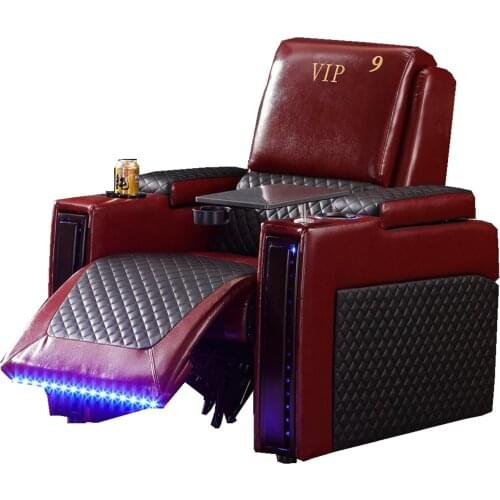 2020 leather sofa chair with led light